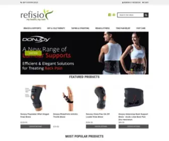 Refisio.com.au(Rehab & Sports Physiotherapy Products Supply) Screenshot