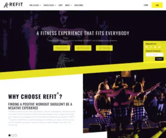 Refitrev.com(REFIT® Community Centered Dance Fitness) Screenshot