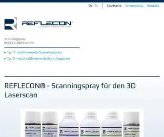 Reflecon.com(REFLECON 3D Scanningspray) Screenshot