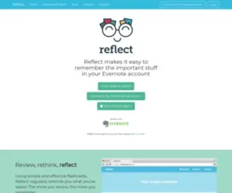 Reflectapp.io(Review and study your Evernote and Yinxiang notes) Screenshot