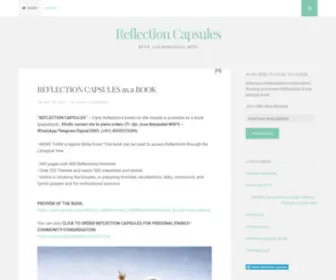 Reflectioncapsules.com(By Fr) Screenshot
