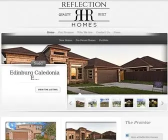 Reflectionhomes-RGV.com(Reflection Homes) Screenshot