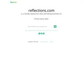 Reflections.com(reflections) Screenshot