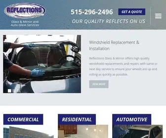 Reflectionsglass.com(Reflections Glass) Screenshot