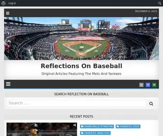 Reflectionsonbaseball.com(Original Articles Featuring The Mets) Screenshot