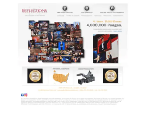 Reflectionsphotoinc.com(Reflections Event Photography and Video Production Washington DC) Screenshot
