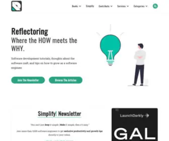 Reflectoring.io(Where the HOW meets the WHY) Screenshot