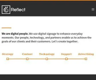 Reflectsystems.com(Digital Signage Solutions) Screenshot