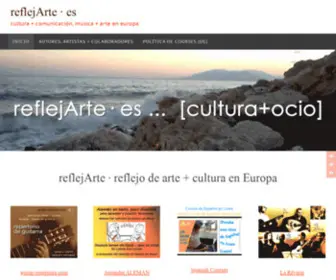Reflejarte.es(Arte en europa) Screenshot
