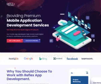 Reflexappdevelopment.me(Mobile App Development Company) Screenshot