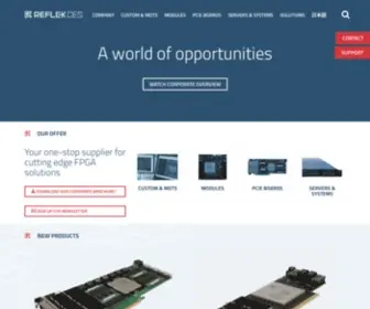 Reflexces.com(Embedded FPGA Solutions) Screenshot