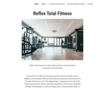 Reflex.com.mt(Reflex Total Fitness) Screenshot