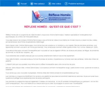 Reflexe-Homeo.com(Réflexe) Screenshot