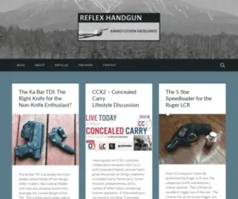 Reflexhandgun.com(Armed Citizen Excellence) Screenshot