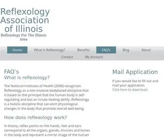 Reflexillinois.org(Reflexology Association of Illinois) Screenshot