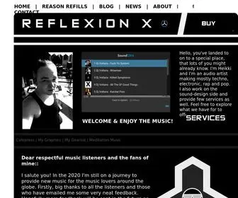 Reflexion-X.com(Reflexion X Home) Screenshot