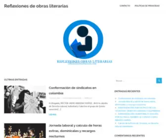 Reflexionesobrasliterarias.com(Reflexiones de obras literarias) Screenshot