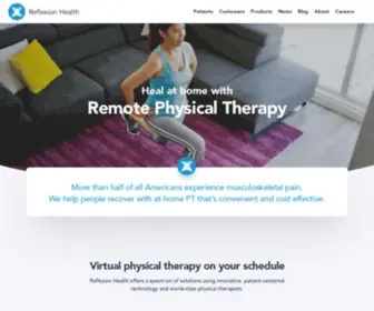 Reflexionhealth.com(Remote Physical Therapy Solutions) Screenshot