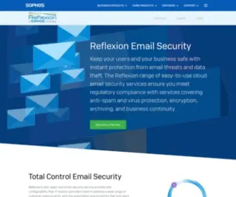 Reflexion.net(Hosted Email Services & Security for End) Screenshot