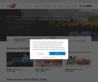 Reflexite.com(ORAFOL Corporate) Screenshot