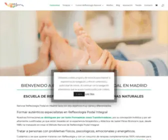 Reflexologiaranvvai.es(Reflexología Podal en Madrid) Screenshot