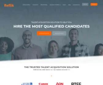 Reflik.com(A Savvy Online Talent Acquisition & Recruiting Platform) Screenshot