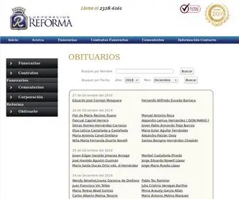 Reforma.com.gt(Corporación Reforma) Screenshot