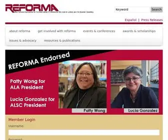 Reforma.org(REFORMA) Screenshot