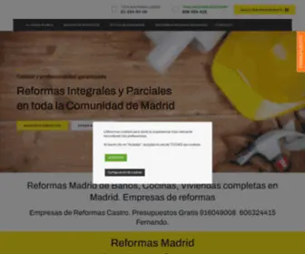 Reformascastro.com(Reformas Madrid) Screenshot