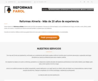 Reformasfarol.com(Reformas Almería) Screenshot