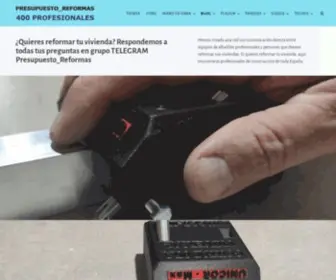 Reformaster.es(Portal informativo) Screenshot