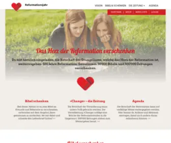 Reformationsjahr.ch(Reformationsjahr) Screenshot