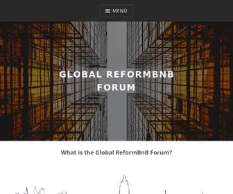 Reformbnbbarcelona.com(Global ReformBnB Forum) Screenshot