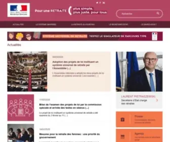 Reforme-Retraite.gouv.fr(Retraite) Screenshot