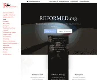 Reformed.org(Connecting Christians to the Christ of Scripture) Screenshot