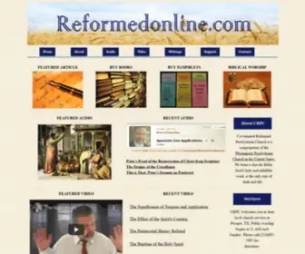 Reformedonline.com(Reformed Online) Screenshot