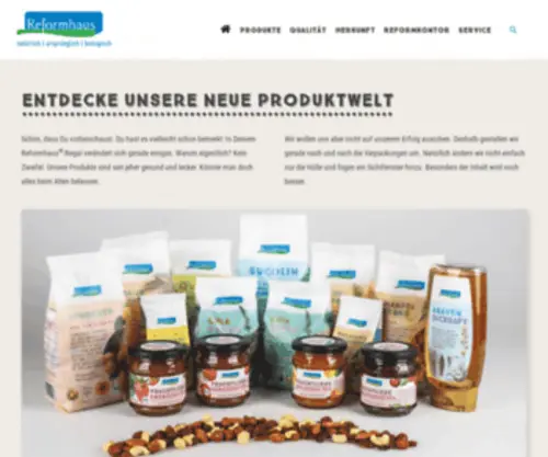 Reformhausprodukte.de(Reformhaus® Produkte) Screenshot