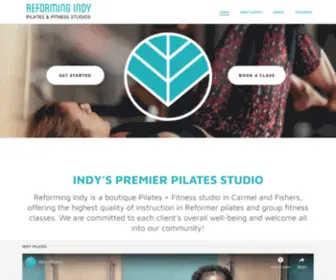 Reformingindy.com(Carmel & Fishers Pilates Classes) Screenshot