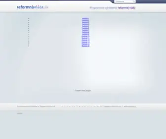 Reformnavlada.sk(Reformná) Screenshot