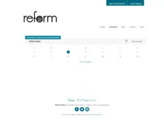 Reformpilates.net(Customized workouts from experienced instructors) Screenshot
