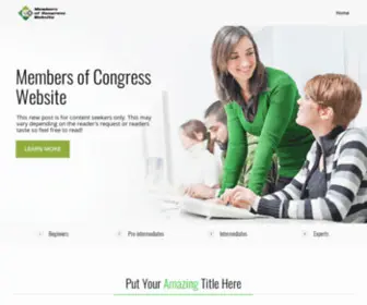 Reform.to(Members of Congress Website) Screenshot