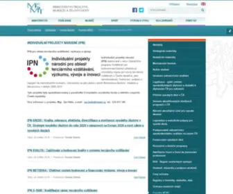 Reformy-MSMT.cz(MŠMT IPN) Screenshot