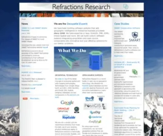 Refractions.net(Refractions Research) Screenshot