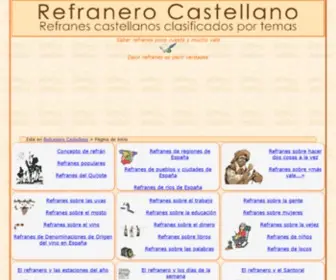 Refranerocastellano.com(Refranero Castellano) Screenshot
