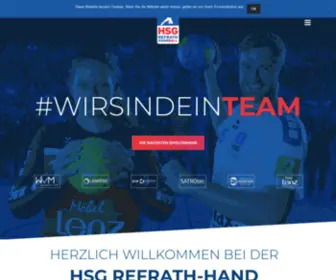 Refrath-Handball.de(Handball in Bergisch Gladbach) Screenshot