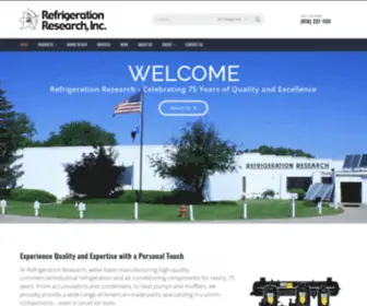Refresearch.com(Refrigeration Research) Screenshot