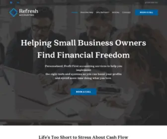 Refreshaccounting.com.au(Accounting Services in Melbourne) Screenshot