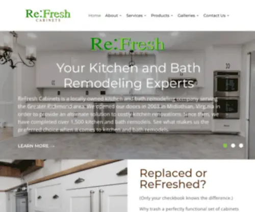 Refreshcabinets.com(Fresh Cabinets) Screenshot