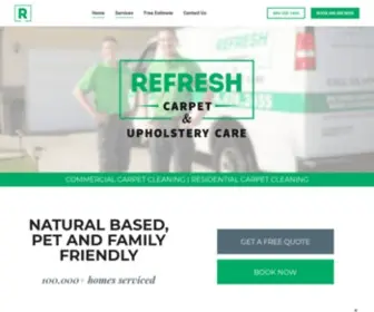 Refreshcarpetclean.com(Carpet Cleaning Vancouver) Screenshot