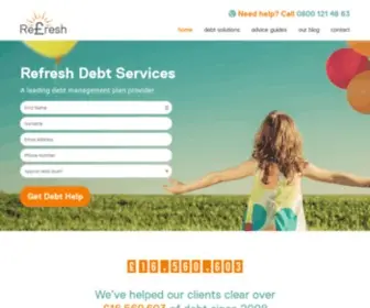 Refreshdebt.co.uk(Refresh Debt Advice) Screenshot